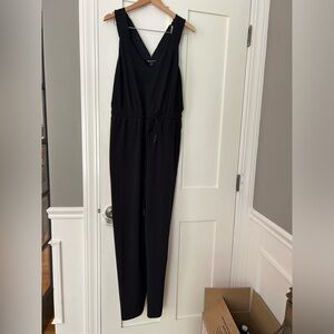 Athlete black jumpsuit